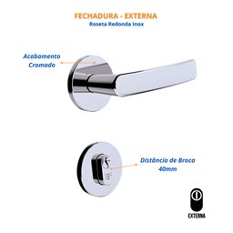 Kit Porta de Madeira 210x80cm Lisa Laqueada Esquerda Moldufama  - 9