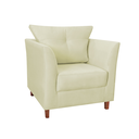 Ver imagem 1 de Poltrona Cadeira Decorativa Isis Clinica Escritório Suede Bege - LM DECOR
