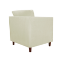 Ver imagem 2 de Poltrona Cadeira Decorativa Isis Clinica Escritório Suede Bege - LM DECOR