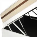 Ver imagem 5 de Cama Box Baú Viúva + Colchão de Molas Ensacadas Anjos Classic 128cm