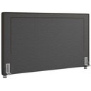 Ver imagem 1 de Cabeceira Cama Box Queen 160 Cm P05 Berlim Linho Cinza Escuro - Lyam Decor