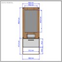 Ver imagem 5 de Conjunto para Banheiro Zenith Mdp 12mm com Cuba Naturalle Off White Ofertamo