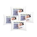 Ver imagem 1 de Travesseiro Fibras Siliconadas Max Malha Kit C/ 4 Un 50x70 - Ortobom