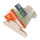 Ver imagem 5 de Caixote Porta Livro de Chão Organizador de Revistas Brinquedos Nuvem