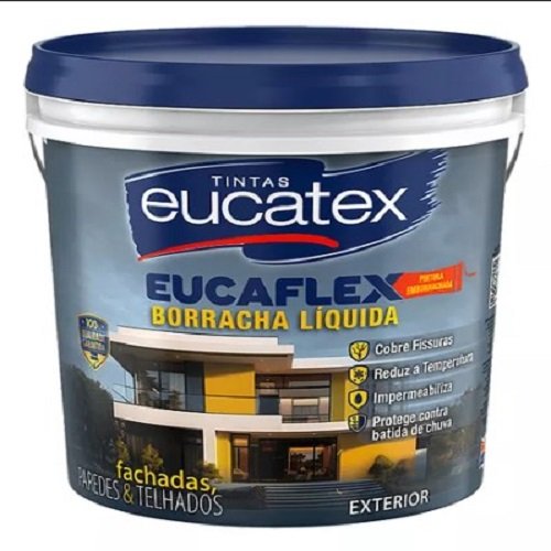 Borracha Liquida Eucatex 4kg Elephant Eucaflex | MadeiraMadeira