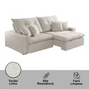Ver imagem 5 de Sofá Retrátil e Reclinável Império 230 Cm Braço 25 Cm Meu Sofá Online