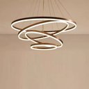 Ver imagem 3 de Pendente 4 Anéis Marrom Escovado 100cm Led 115w 3500k Bivolt Cabo de 4 Metros Paris Luz
