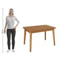 Ver imagem 4 de Mesa de Jantar em Madeira Maciça Kappesberg Canela 120cm
