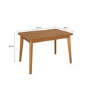 Ver imagem 3 de Mesa de Jantar em Madeira Maciça Kappesberg Canela 120cm