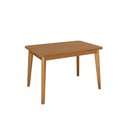 Ver imagem 2 de Mesa de Jantar em Madeira Maciça Kappesberg Canela 120cm