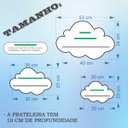 Ver imagem 5 de Decoração Infantil Prateleiras Nuvem Nicho 3 UN Quarto Branco INDÚSTRIA FENIX