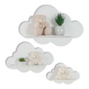 Ver imagem 2 de Decoração Infantil Prateleiras Nuvem Nicho 3 UN Quarto Branco INDÚSTRIA FENIX