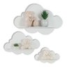 Decoração Infantil Prateleiras Nuvem Nicho 3 UN Quarto Branco INDÚSTRIA FENIX - 2