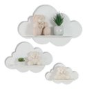 Ver imagem 2 de Decoração Infantil Prateleiras Nuvem Nicho 3 UN Quarto Branco INDÚSTRIA FENIX