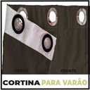 Ver imagem 6 de cortina pé direito blackout c/voal 5,00 x 4,30 Madrid marrom