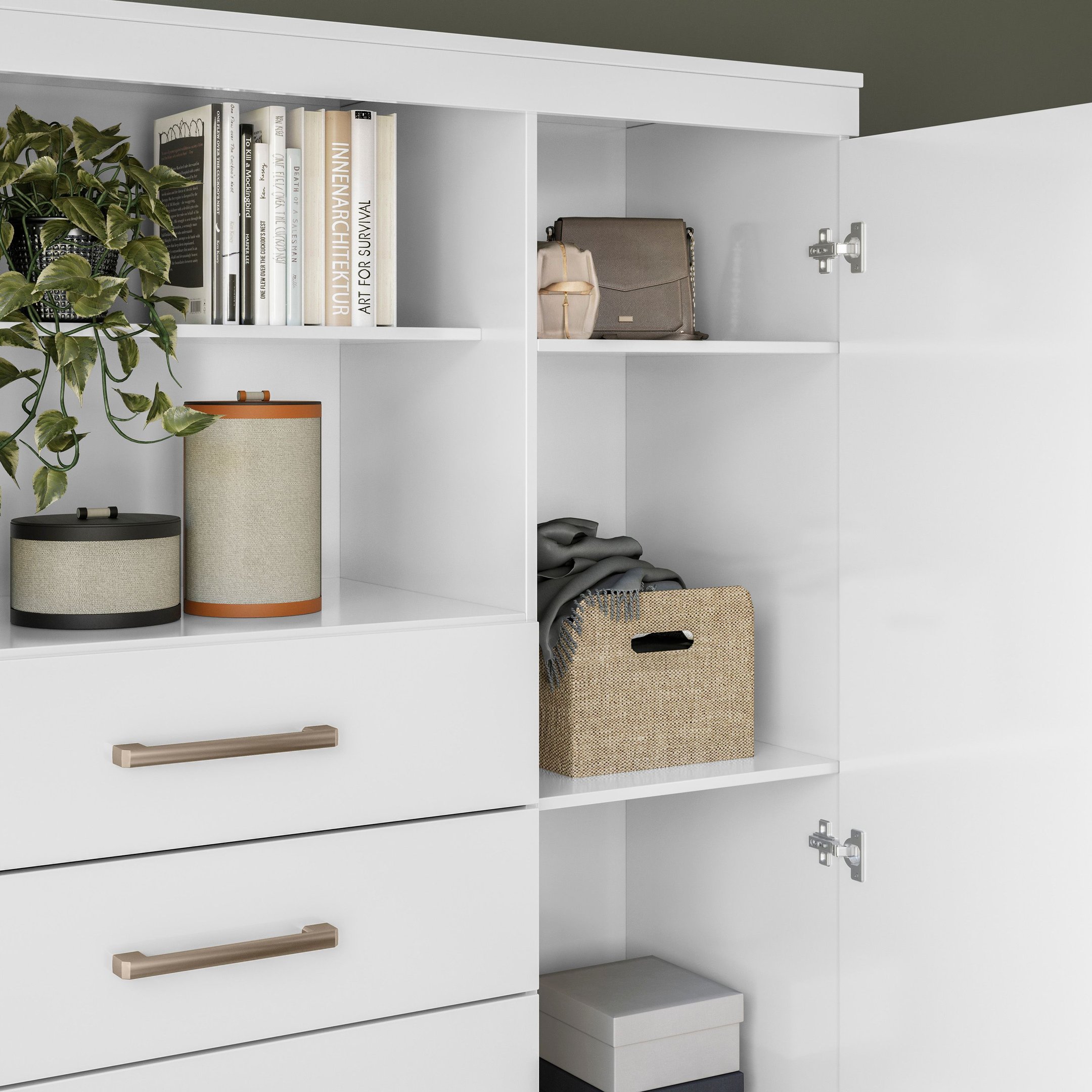 Multi-Cômoda 1 Porta 6 Gavetas Marabá | MadeiraMadeira