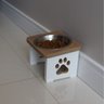 Comedouro Elevado Cachorro Pet Mdf Inox - 5