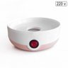 Cozedor Elétrico Multifuncional Rosa para Ovos e Legumes 220v Cozimento a Vapor Rápido - 2