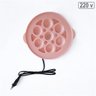 Cozedor Elétrico Multifuncional Rosa para Ovos e Legumes 220v Cozimento a Vapor Rápido - 4