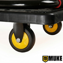 Ver imagem 6 de Carrinho Plataforma Dobrável Reforçado para Carga 400kg 4 Rodas Muke Tools