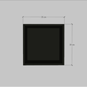 Ver imagem 3 de Nicho Preto de Parede em Mdf – Simples, Elegante e Funcional