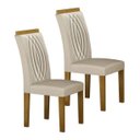 Ver imagem 3 de Mesa Doha 1,20 Decor/off Tampo Off C/vidro 4 Cadeiras Doha