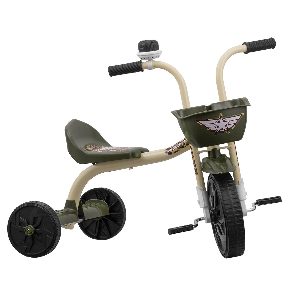 Triciclo Infantil Com Empurrador Bebe Motoca Menino Menina