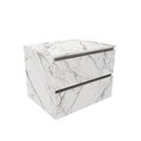 Ver imagem 1 de Balcão Gabinete Suspenso com Gavetas Bn3607 Mármore Branco
