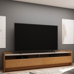 Rack para TV até 65 Polegadas 2 Gavetas 2 Nichos Sublime 180 Gelius Móveis - 1