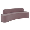 Ver imagem 1 de Sofá 4 Lugares para Sala de Estar Living 230cm Koane D06 Veludo Rosa - Mpozenato
