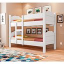 Ver imagem 1 de Beliche Madrid com Grades de Proteção e Cama Removível - Branco