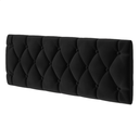 Ver imagem 3 de Cabeceira de Cama Queen Estofada Capitone Pari 1,60 X 55 Preto Suede
