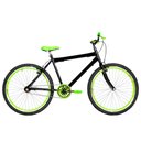 Ver imagem 1 de Bicicleta Masculina Aro 26 Mtb Aero Cor Preta e Verde