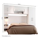 Ver imagem 2 de Guarda Roupas Queen Modulado Com 7 Portas Star Branco