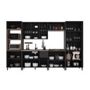 Ver imagem 3 de Armário de Cozinha Modulada Completa Fidelitá Nara 100% MDF 6 Peças 350cm 18 Portas 2 Gavetas sem
