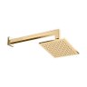 Chuveiro de parede, 20 x 20CM -Acabamento Dourado, SPA SUÍTE - Rubinettos RB74180P - 1