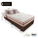 Ver imagem 2 de Cama Box Solteiro + Colchão de Molas Ensacadas Anjos Classic 88cm