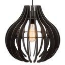 Ver imagem 5 de Pendente Lótus Poptem com lâmpada st58 220v preto
