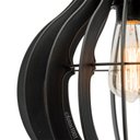Ver imagem 4 de Pendente Lótus Poptem com lâmpada st58 220v preto