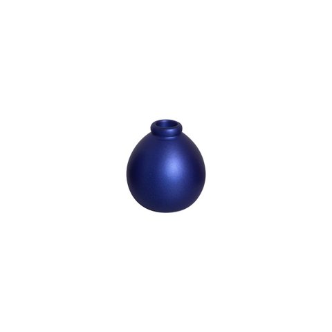 Vasinho de Mesa Decorativo de Cerâmica Pequeno Oasis Azul Royal Ocean 8x7 cm