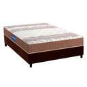 Ver imagem 1 de Cama Box Casal: Colchão Espuma D33 Probel Guarda Costas + Base Crc Suede Brown(138x188)