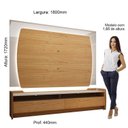 Ver imagem 4 de Rack com Painel para TV até 65 Polegadas com LED Sublime 180 Gelius Móveis