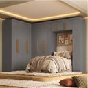 Ver imagem 1 de Guarda Roupa Modulado de Canto 11P 2GV Onix