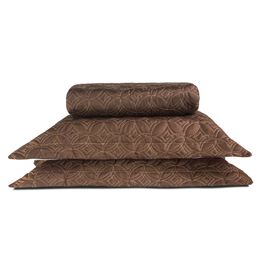 Cobre Leito Luxury Casal/Queen 3 peças Chocolate - 1