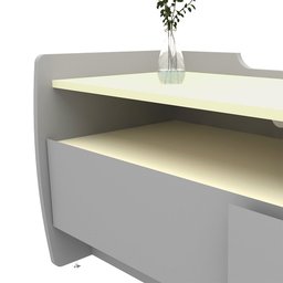 Rack para TV até 90 Polegadas 3 Gavetas 3 Nichos Sublime 220 100% MDF - 4