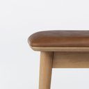 Ver mais imagens de Banco Sapateira com Prateleira Ripada Liva 70 Cm X 36 Cm Tauari Courino Caramelo