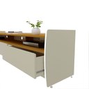 Ver imagem 5 de Rack para TV até 90 Polegadas 3 Gavetas 3 Nichos Sublime 220 100% MDF