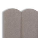 Ver imagem 4 de Cabeceira Casal 140x60 Cama Box Modulada Nuvem Linho Castor