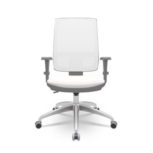 Cadeira Escritório Presidente Ergonômica NR17 Corino Encosto Regulável Brizza