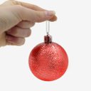 Ver imagem 4 de Kit 48 Bolas Natalinas Enfeite Árvore de Natal 7cm Vermelho